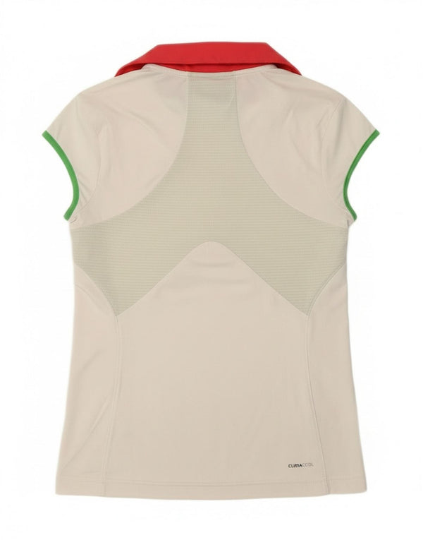 Adidas Polo Climacool Niña 13-14 Años Blanco Poliéster Deporte