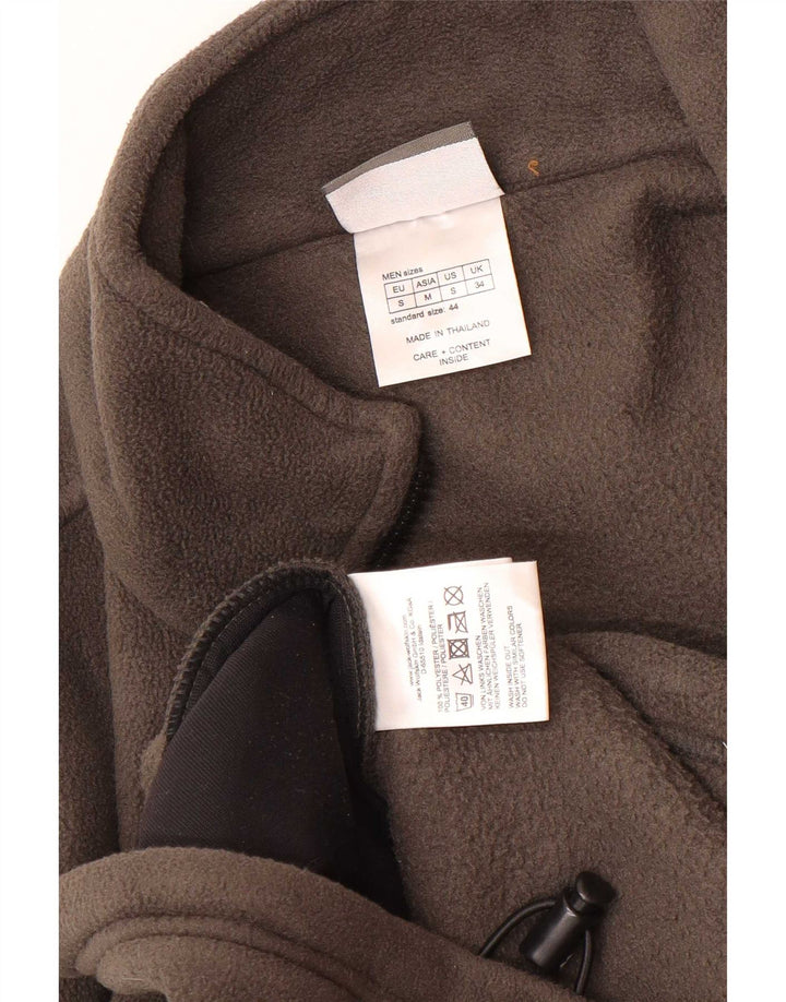 Jack Wolfskin Chaqueta polar con forro para hombre UK 34 Small Gris Poliéster