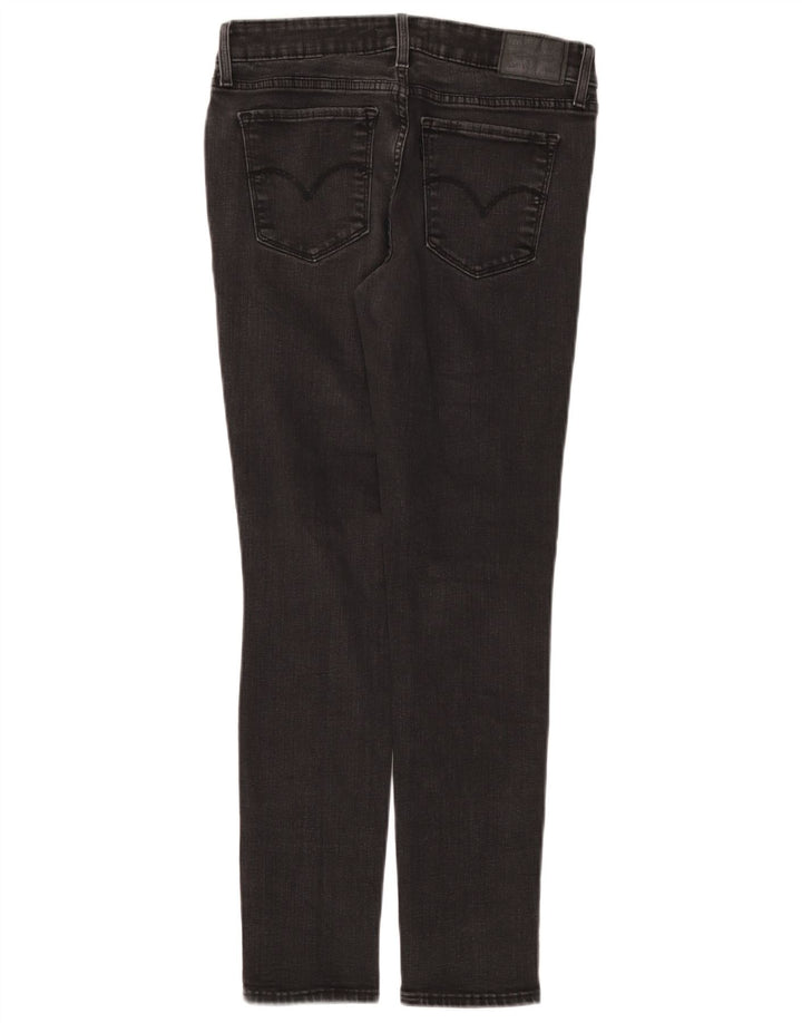 LEVI'S Jeans ajustados desgastados para mujer W29 L30 Algodón negro