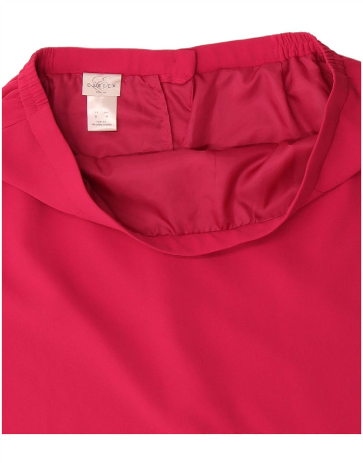 Falda lápiz para mujer Eastex EU 46 XL W36 Poliéster rosa