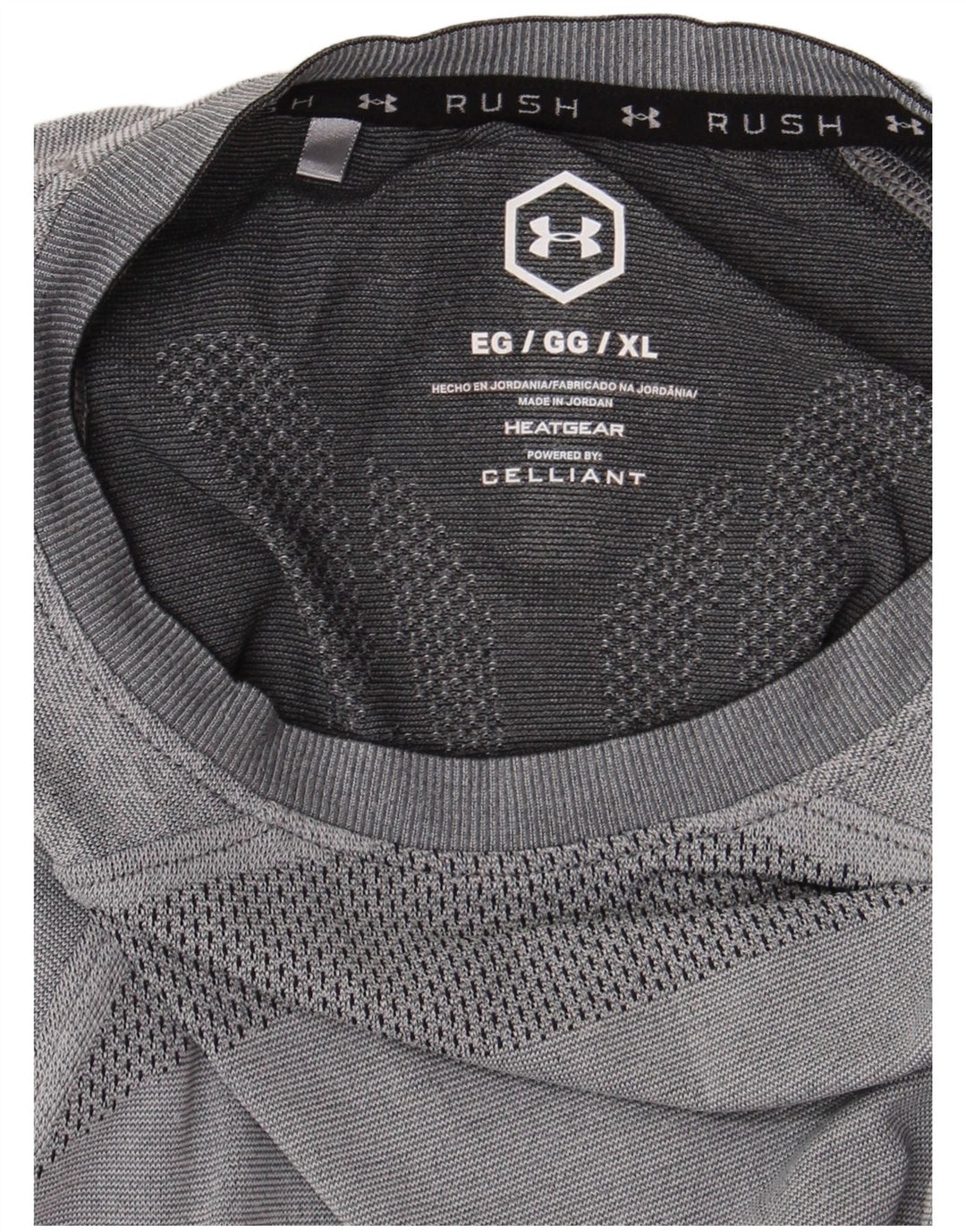 Under Armour Camiseta Heat Gear para hombre Top XL Gris