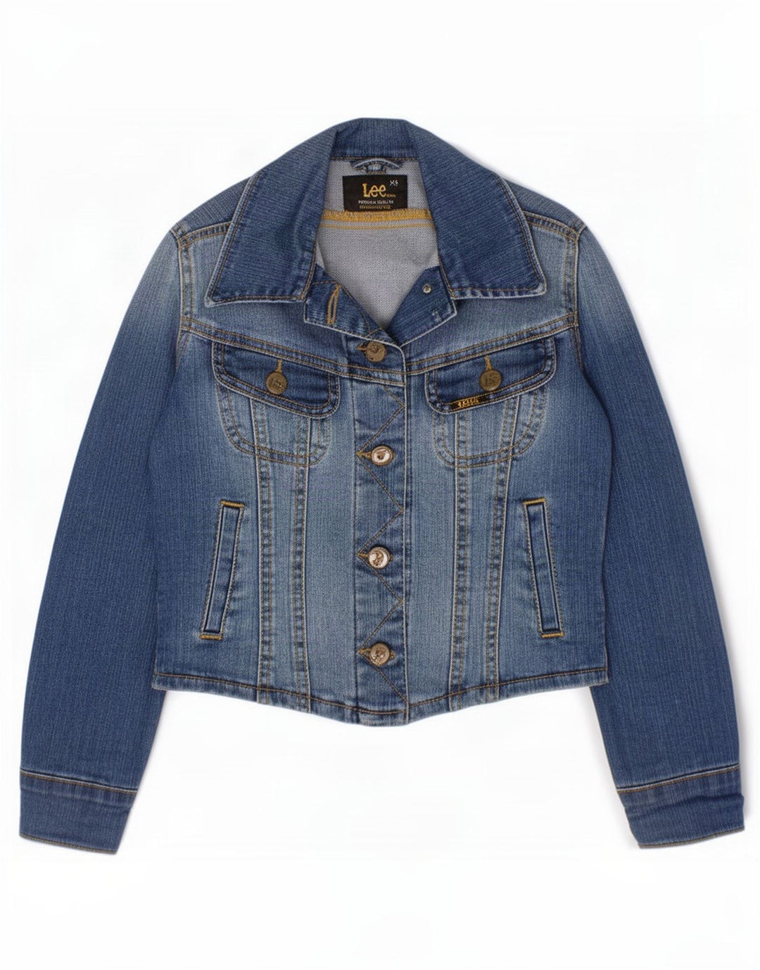 Lee Chaqueta Vaquera Niña 7-8 Años XS Algodón Azul