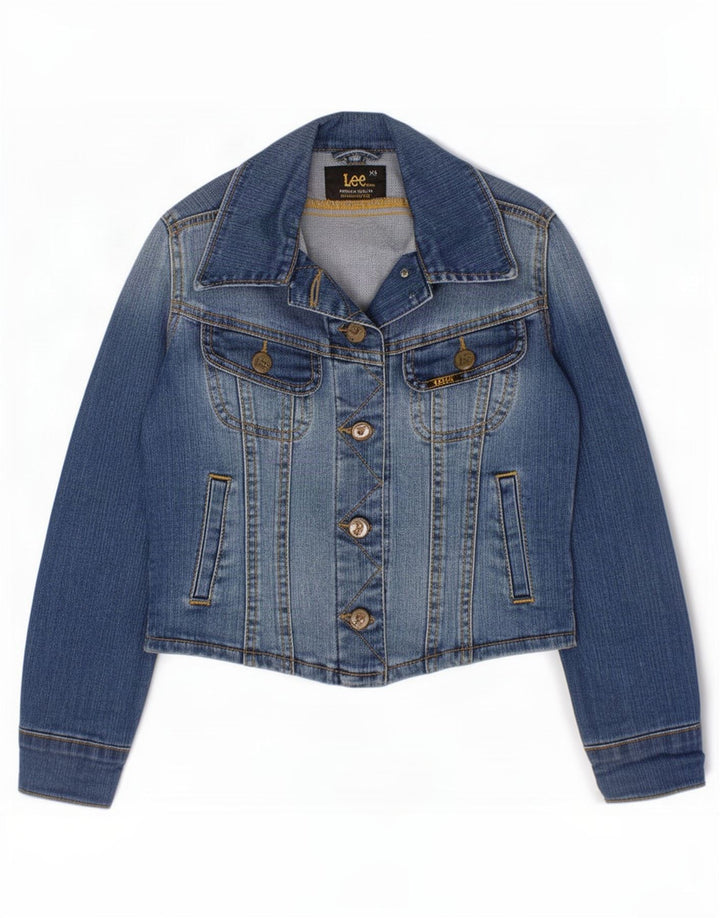 Lee Chaqueta Vaquera Niña 7-8 Años XS Algodón Azul
