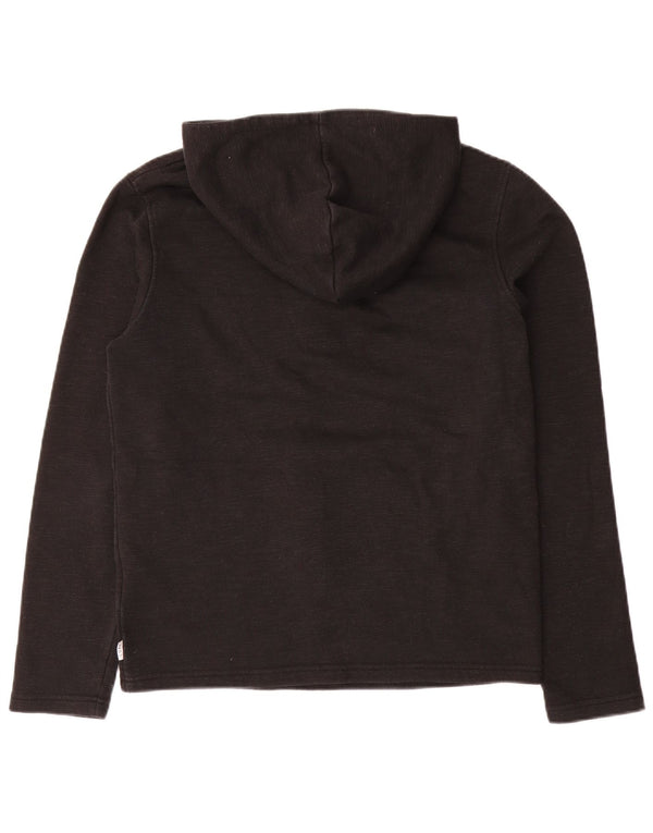 Jack & Jones Hombre Zip Neck Sudadera con capucha Jumper Small Gris Poliéster