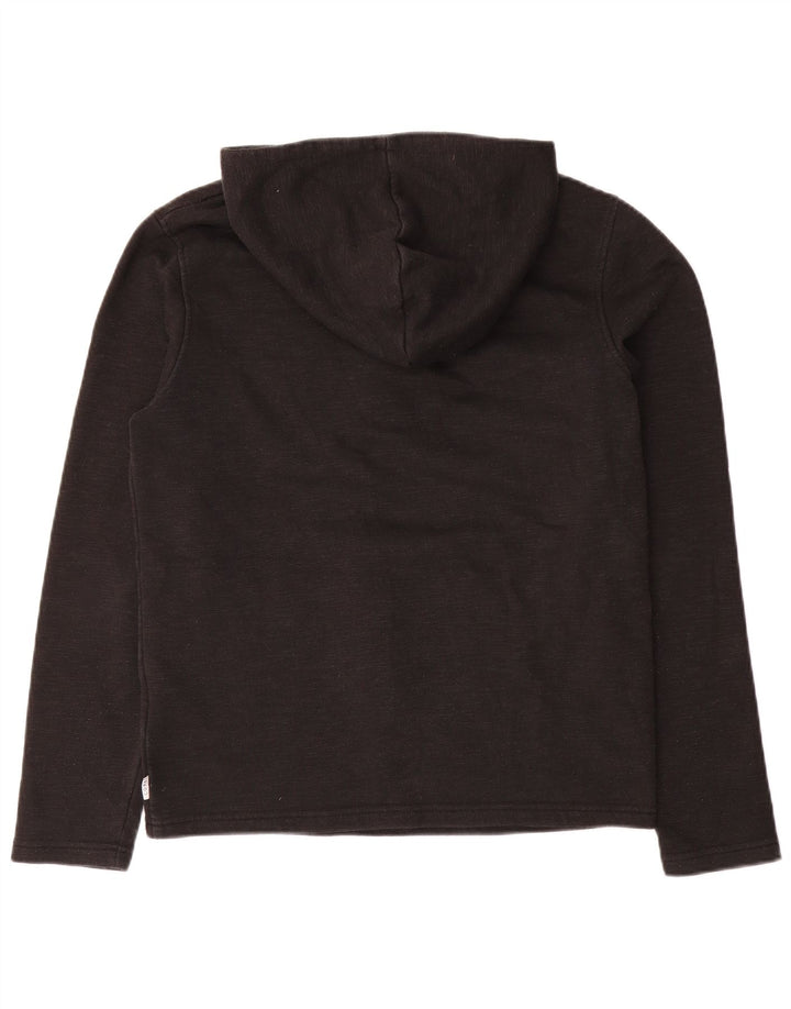 Jack & Jones Hombre Zip Neck Sudadera con capucha Jumper Small Gris Poliéster