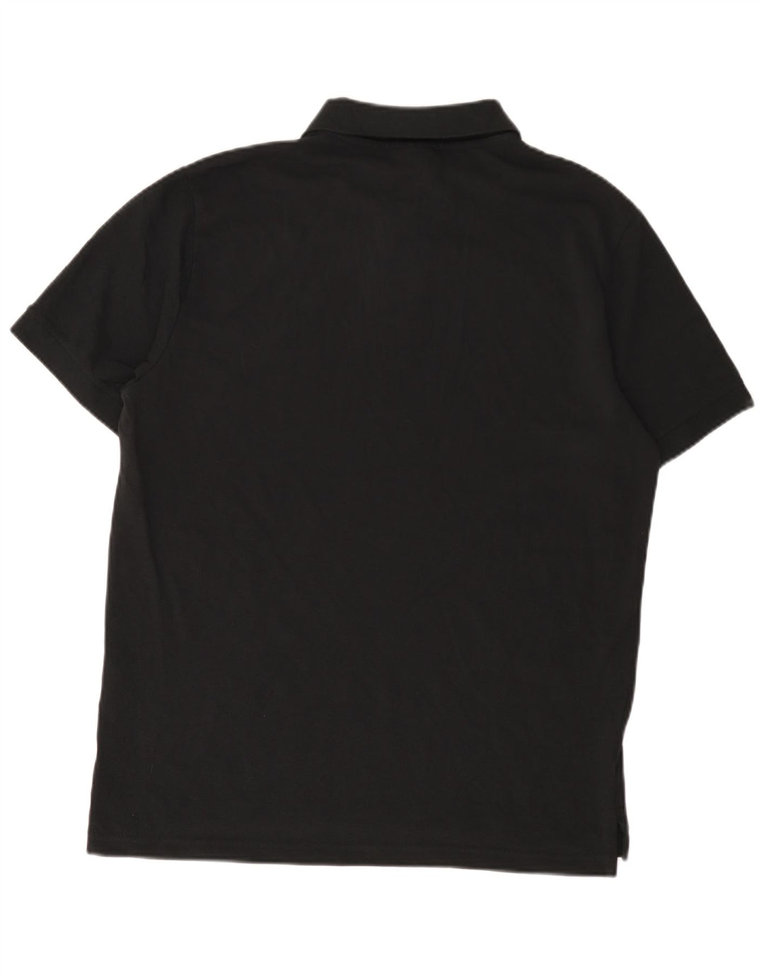 Polo Nike Hombre Grande Negro Algodón