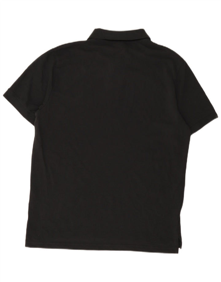 Polo Nike Hombre Grande Negro Algodón