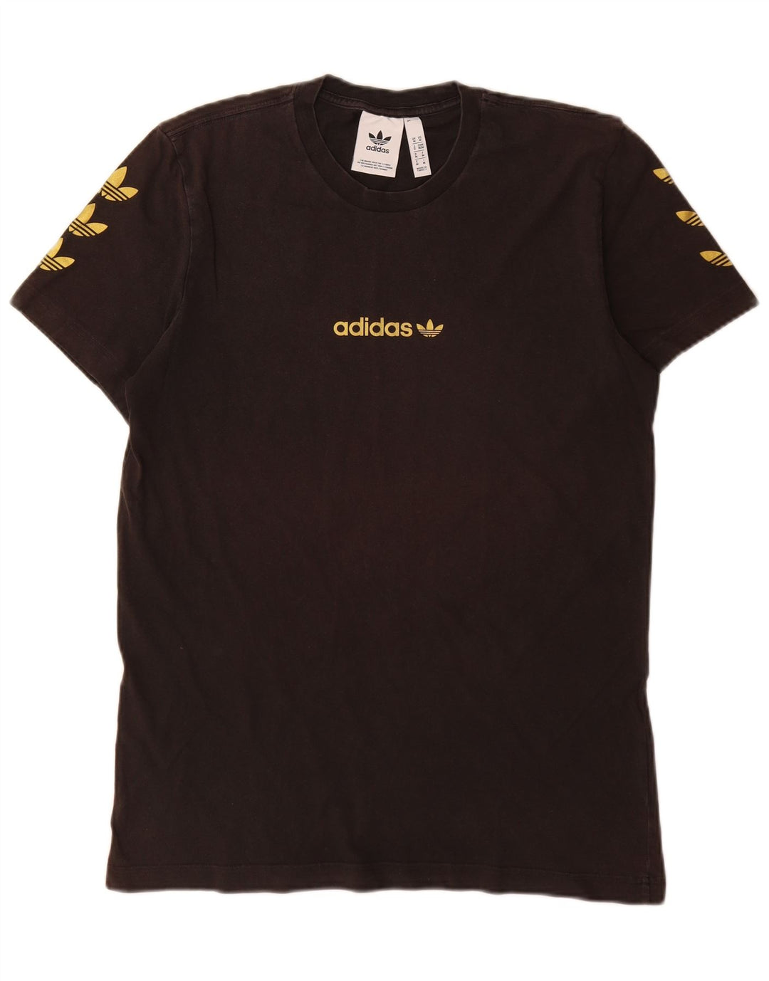 Adidas - Camiseta gráfica para hombre, talla mediana, color negro