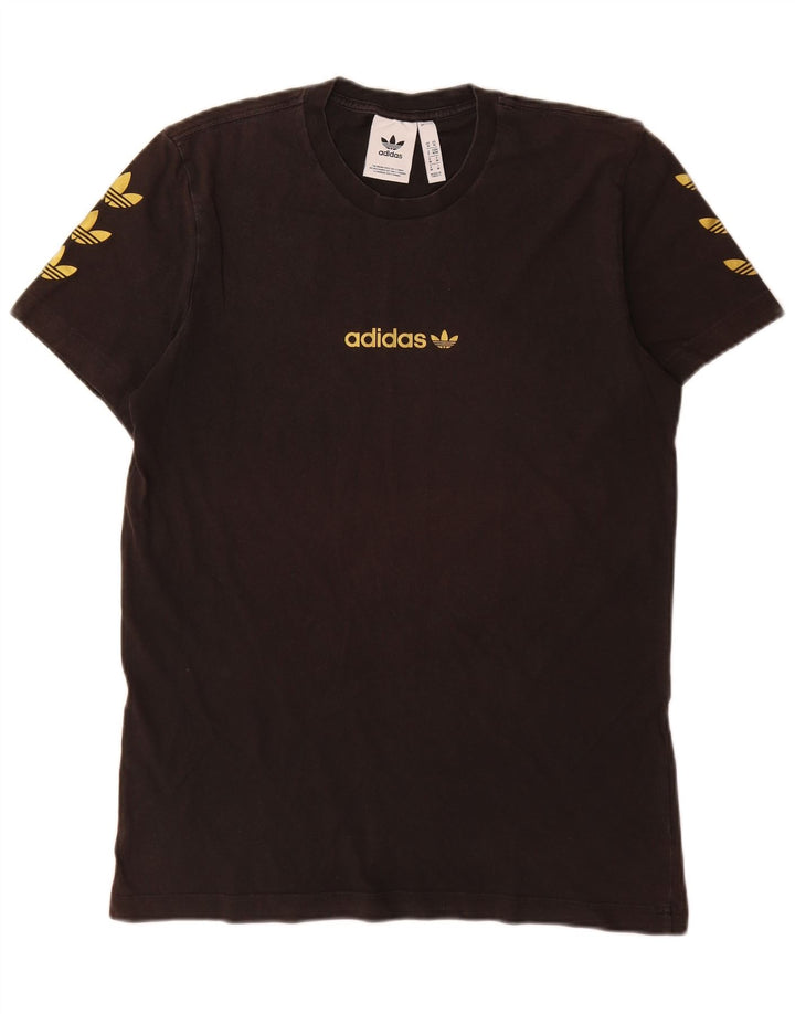 Adidas - Camiseta gráfica para hombre, talla mediana, color negro