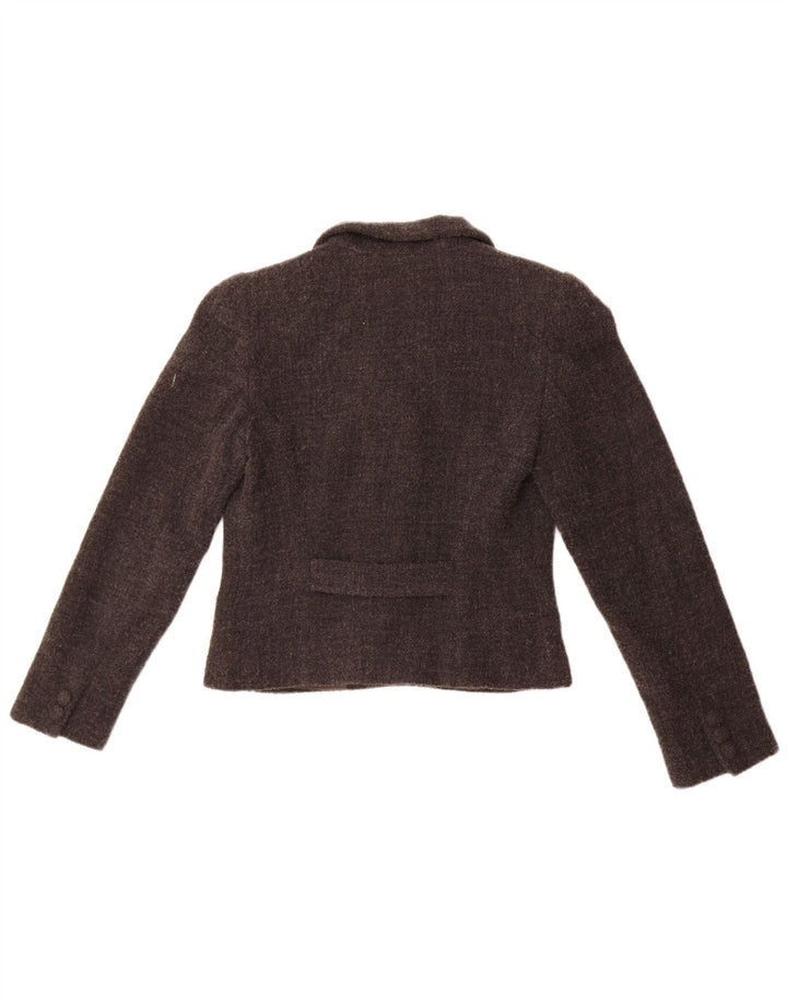 Max & Co. Chaqueta tipo blazer de 5 botones para mujer UK 42 Lana gris medio