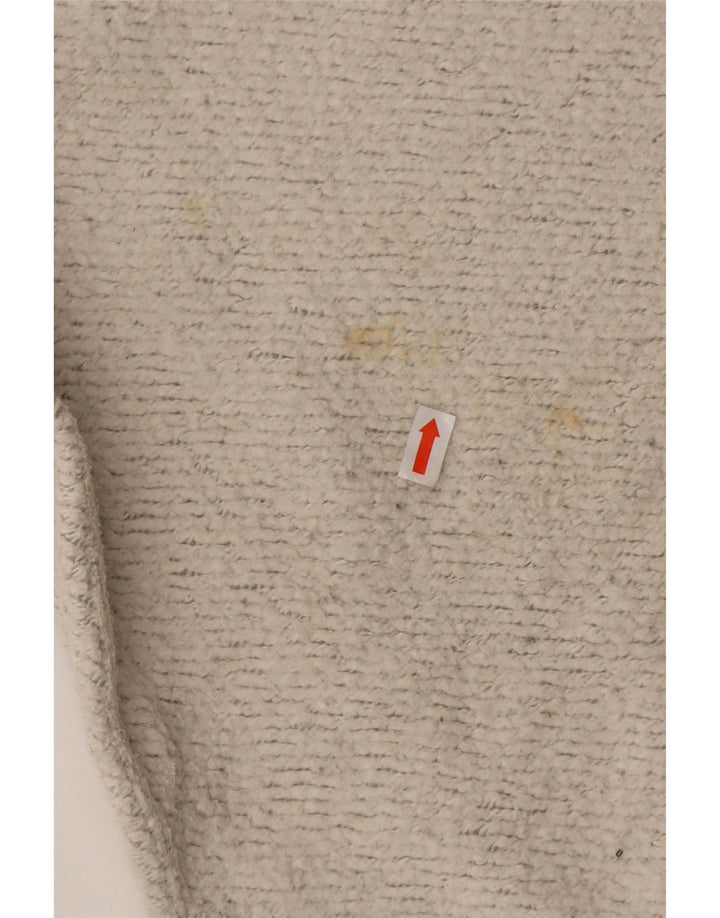 Jack Wills Sudadera corta para mujer Jumper UK 12 Algodón gris medio