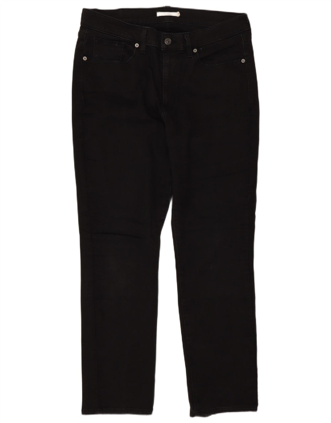 Levi's Vaqueros Rectos Clásicos Mujer W32 L30 Algodón Negro