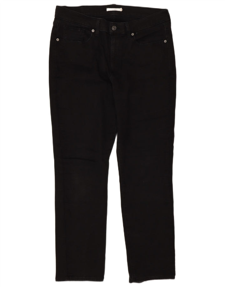 Levi's Vaqueros Rectos Clásicos Mujer W32 L30 Algodón Negro