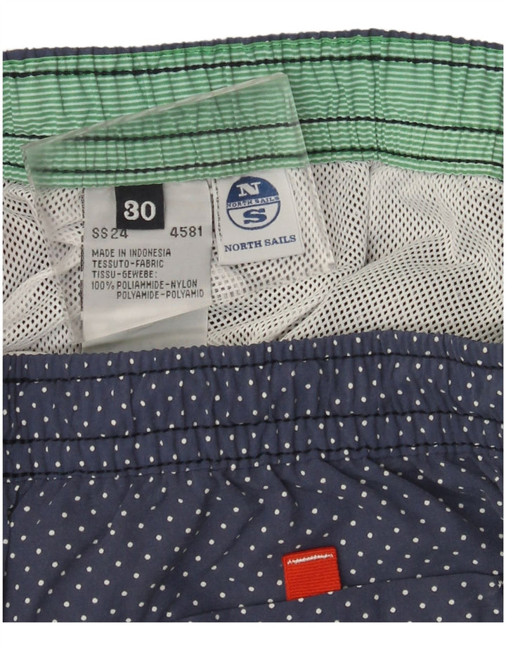Bañador Hombre North Sails Mediano Poliamida Moteada Azul Marino