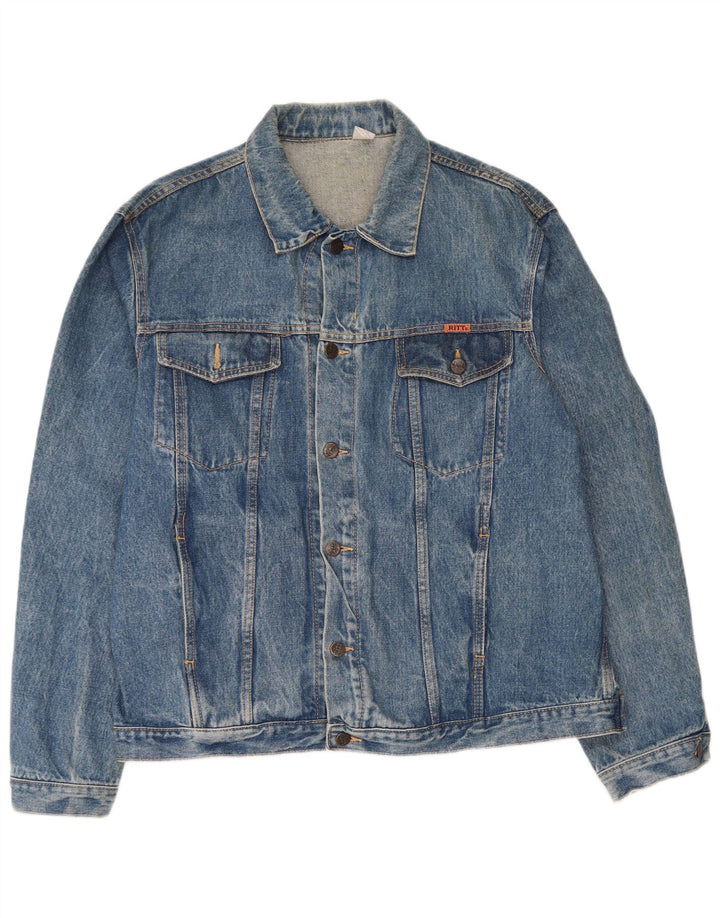 Chaqueta vaquera para hombre Ritt UK 40 Algodón azul grande