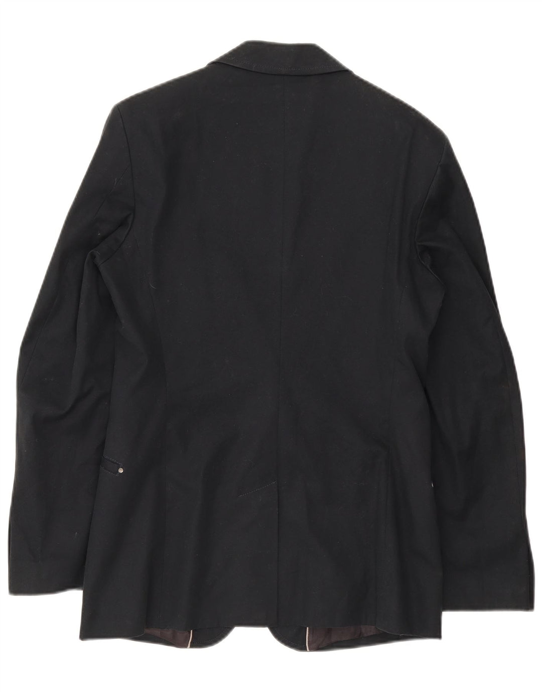 Zara Chaqueta Blazer De 2 Botones Para Hombre IT 48 Algodón Azul Marino Medio