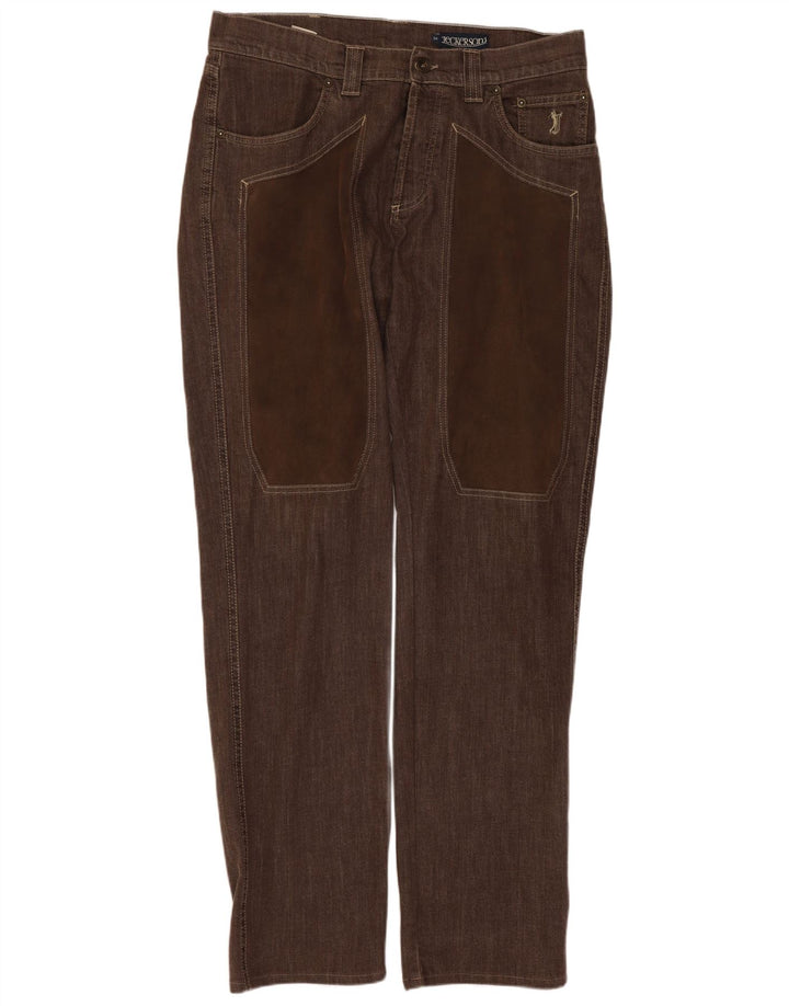 Jeckerson Jeans Regulares Para Hombre W30 L32 Algodón Marrón