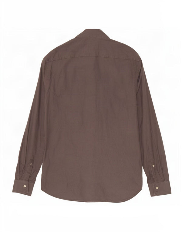 Camisa Reiss Hombre Small Gris Algodón