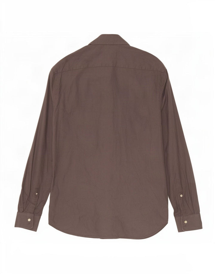 Camisa Reiss Hombre Small Gris Algodón