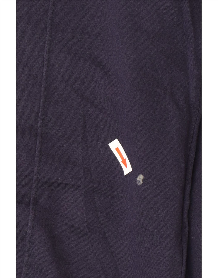 Zara Mujer Pantalones De Chándal UK 42 Medium Azul Marino Colorblock