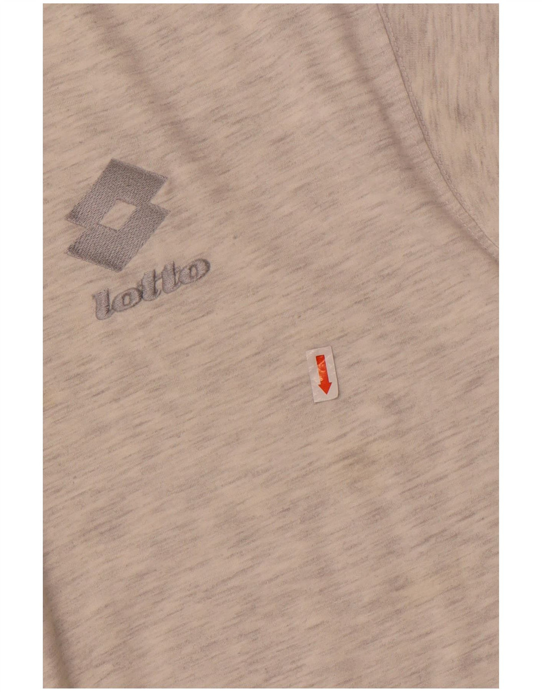 Lotto Hombre Camiseta Gráfica Top Gris Medio Moteado