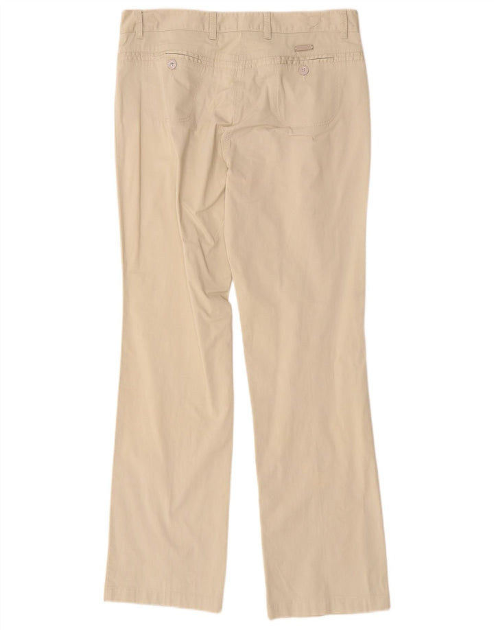 Paul & Shark Pantalones casuales con corte de bota para mujer IT 44 Medium W32 L29 Beige