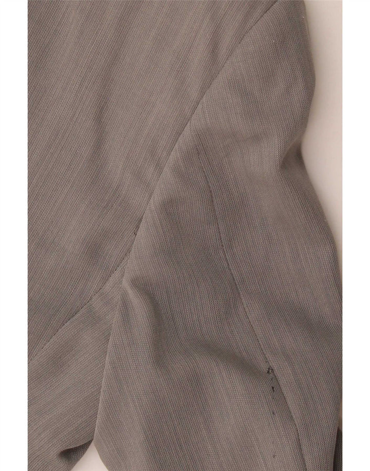 Trussardi Chaqueta Blazer De 3 Botones Para Hombre IT 50 Large Gris Lana Virgen
