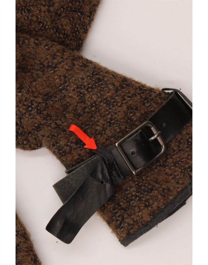 Abrigo de doble botonadura para mujer Tenax IT 40 Pequeño algodón moteado marrón