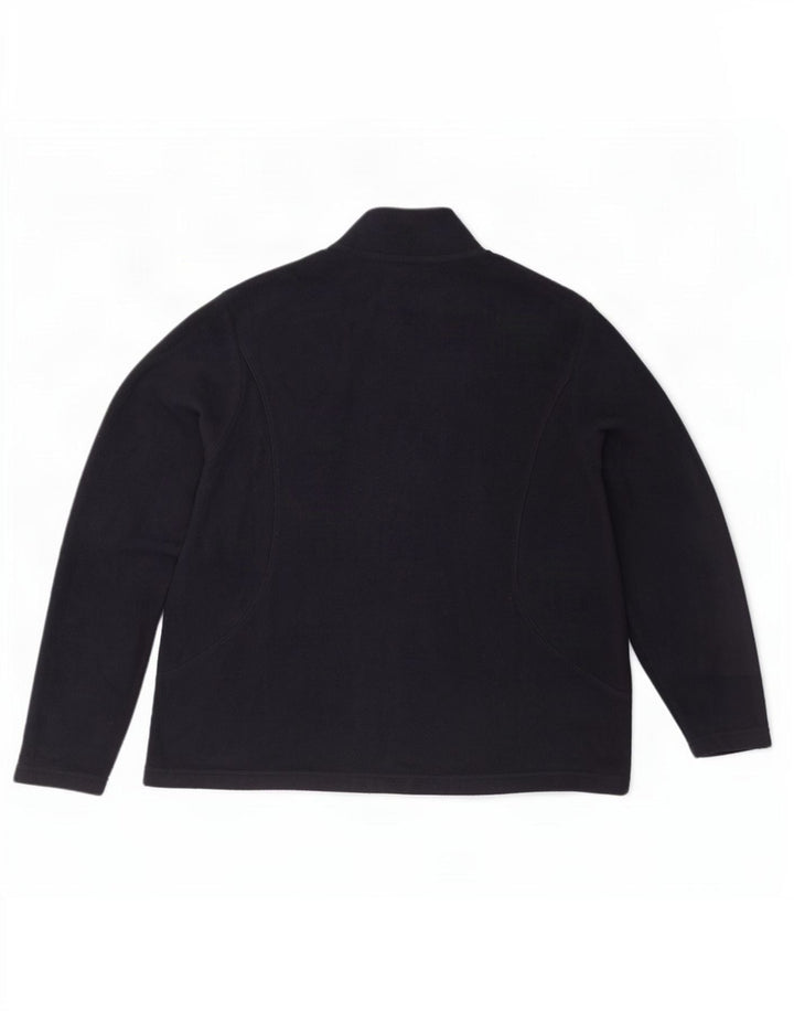 Marks & Spencer Chaqueta polar para mujer UK 20 2XL Azul marino Poliéster