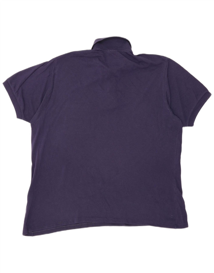 LACOSTE Polo para hombre Talla 7 2XL Algodón azul marino