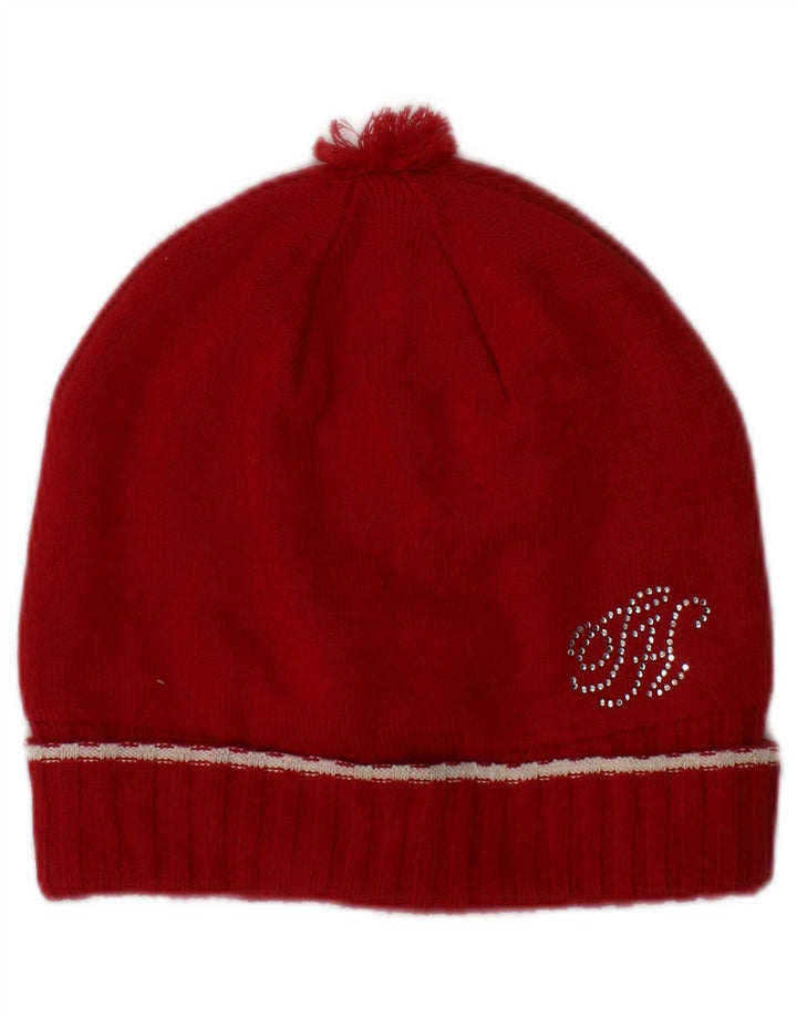 Tommy Hilfiger Gorro de Punto para Mujer Grande/XL Algodón Rojo