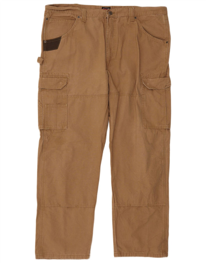 WRANGLER Pantalón cargo recto para hombre W42 L31 Beige