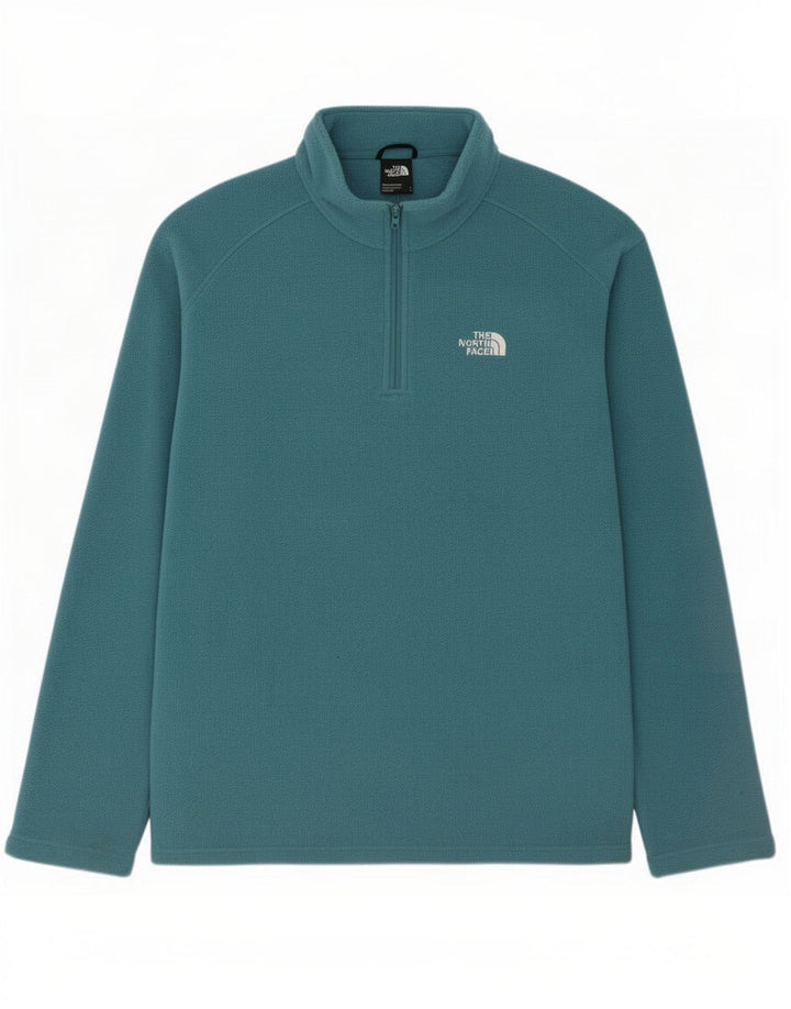 The North Face Jersey De Forro Polar Con Cremallera Y Cuello Para Hombre Poliéster Azul Grande