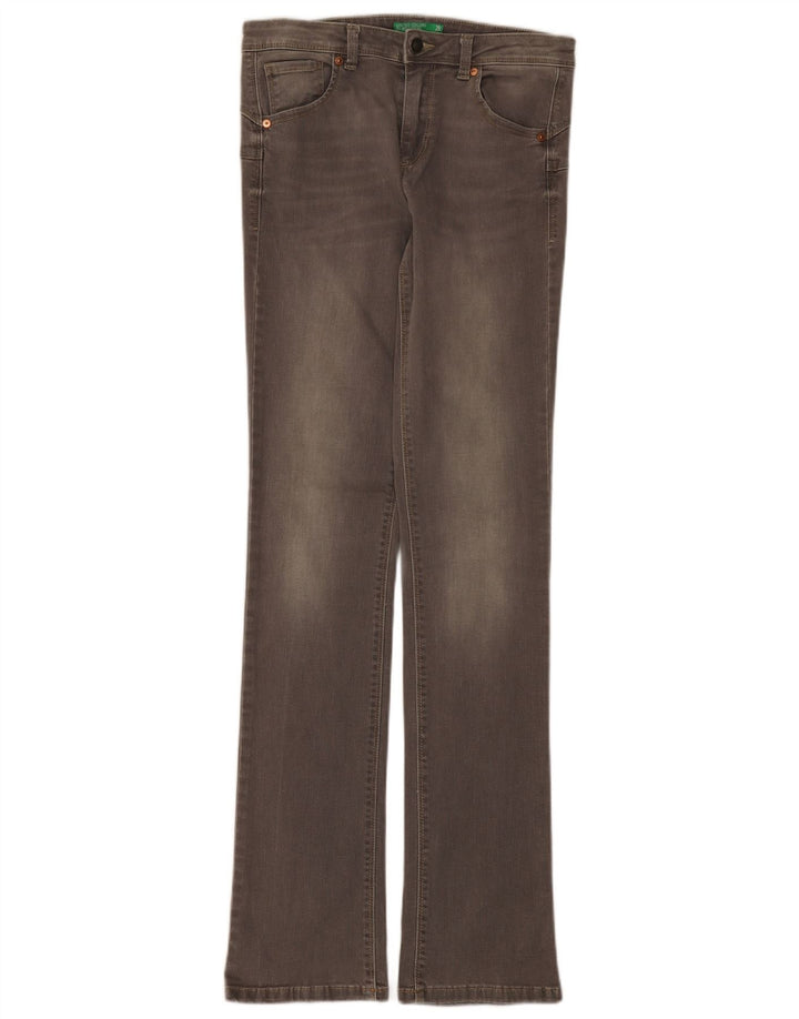 Benetton Vaqueros Skinny Bootcut W28 L33 Gris