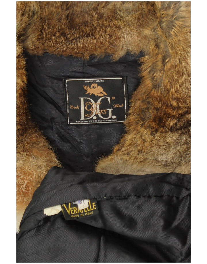 Chaqueta de cuero vintage para hombre Reino Unido 42 XL cuero negro