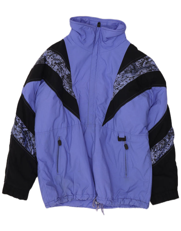 Chaqueta de esquí Alasca Hombre XL Azul Colorblock Poliamida Retro