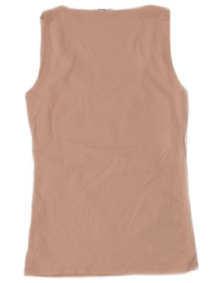 Zara Womens Vest Top UK 12 Medium Pink