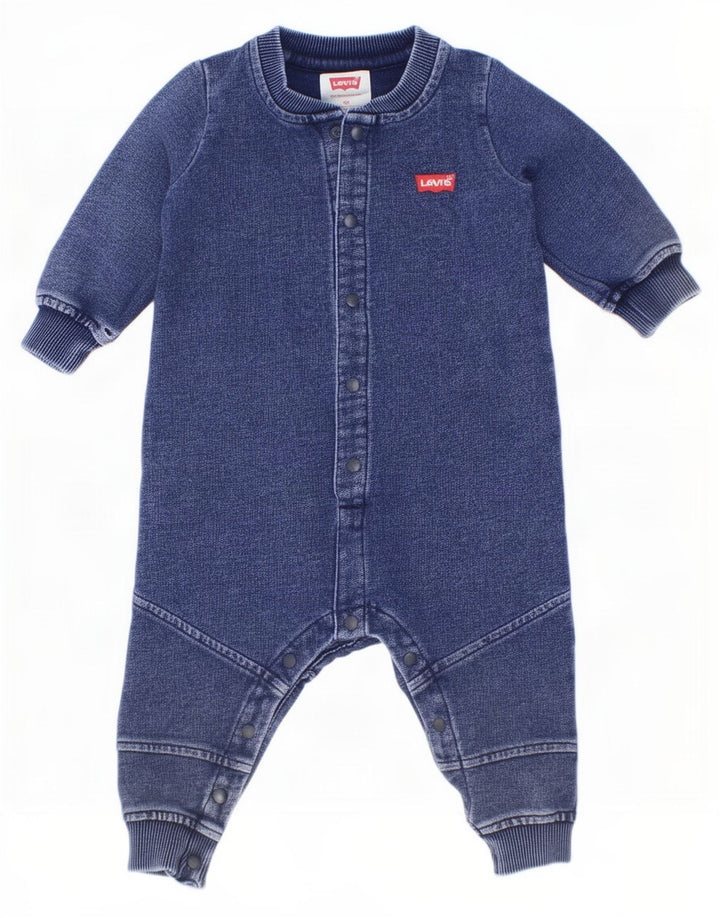 Levi's Mono de manga larga para bebé niño 3-6 meses Azul marino