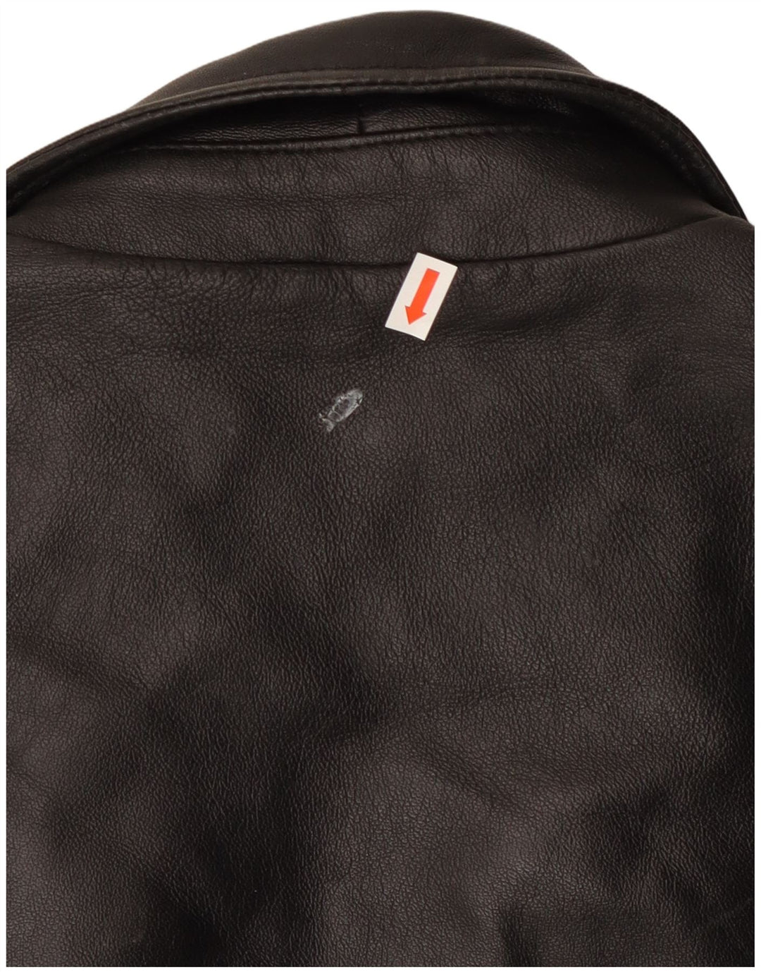 Kartel Chaqueta de cuero para hombre Reino Unido 40 Grande Negro