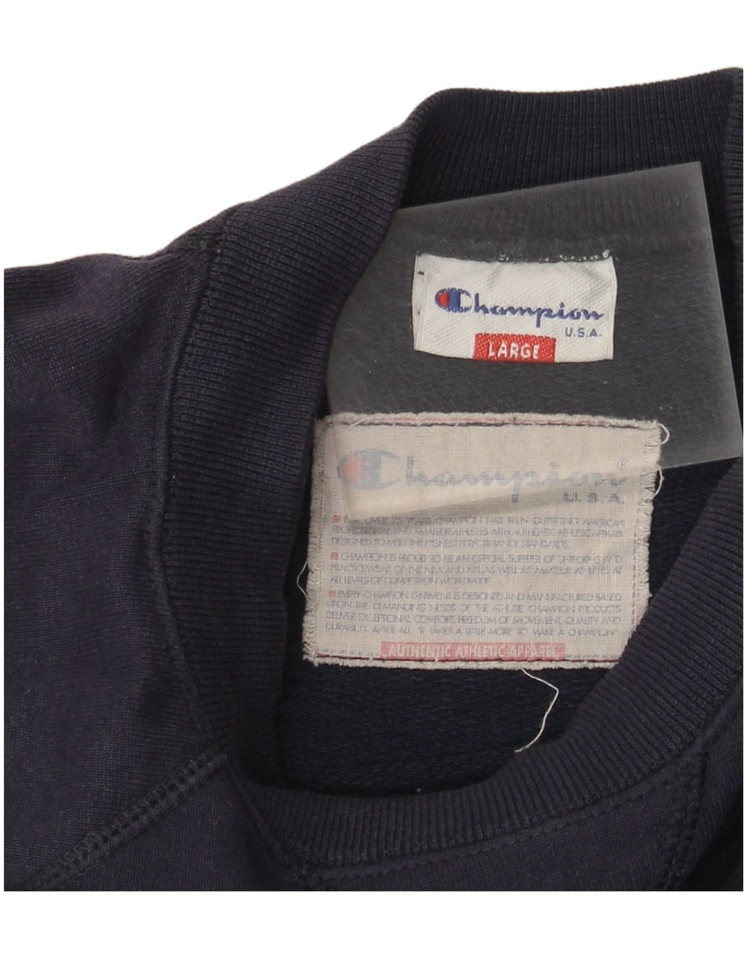 Champion Sudadera Gráfica para Hombre Jumper Large Azul Marino