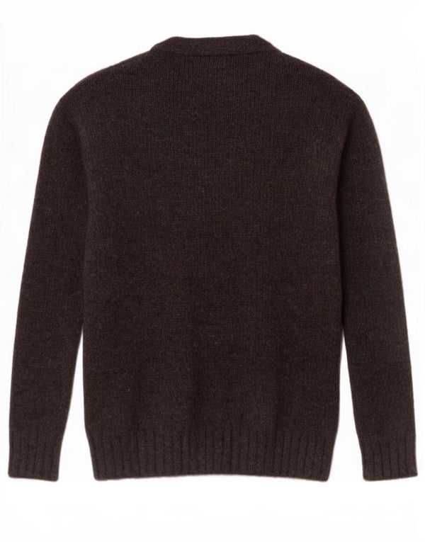 Jack Wills Suéter tipo cárdigan para mujer UK 10 Small Grey Mohair