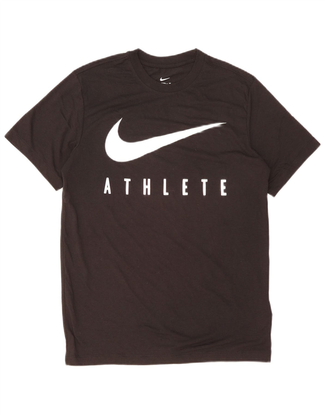 NIKE Camiseta Dri Fit Graphic para Hombre Top pequeño poliéster Negro