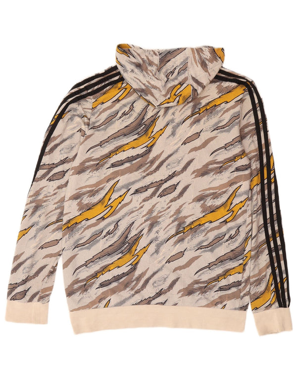 Adidas Hombre Sudadera Con Capucha Jumper Medium Multicolor Animal Print Algodón