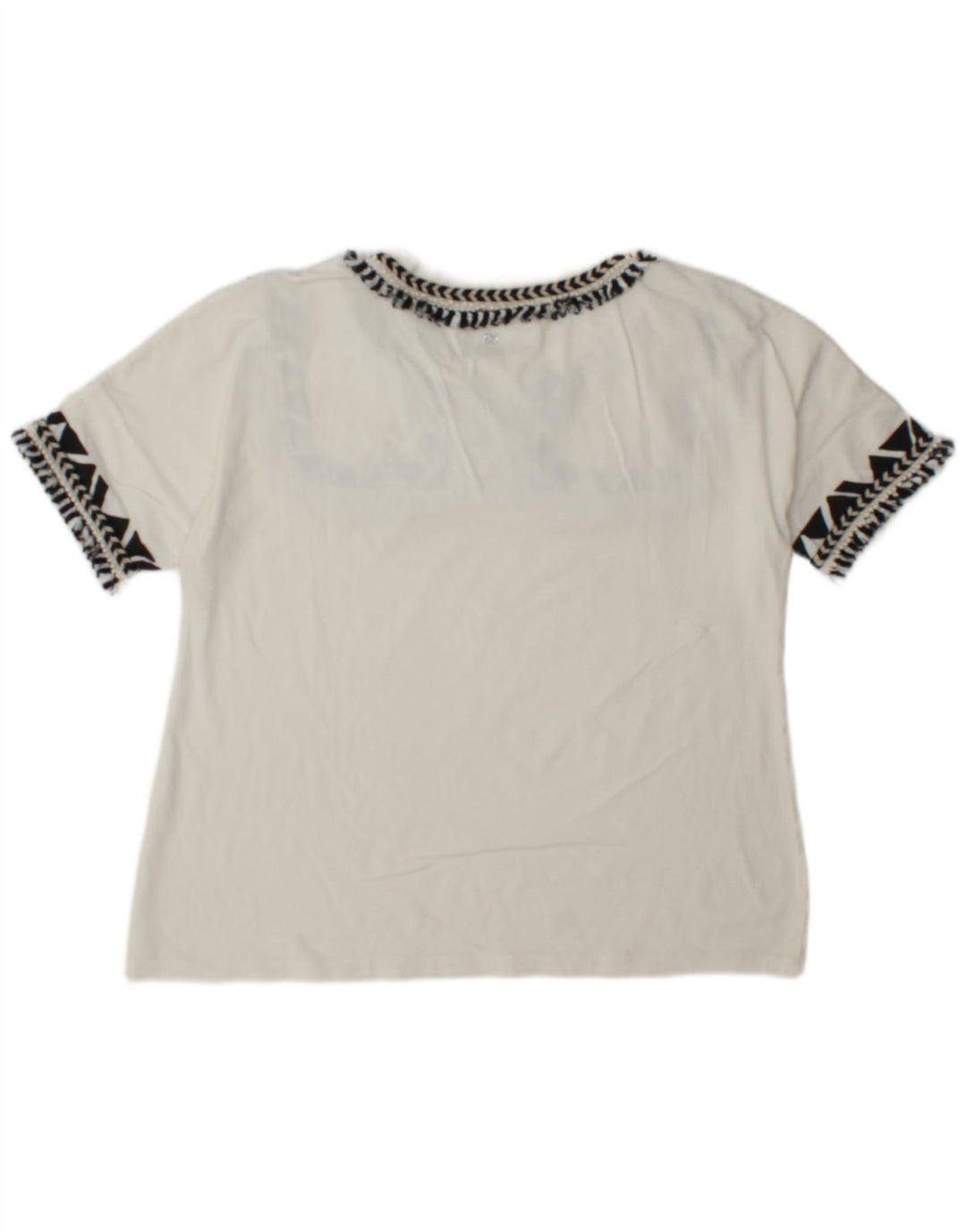 Max Mara Camiseta para Mujer Top UK 12 Medium White