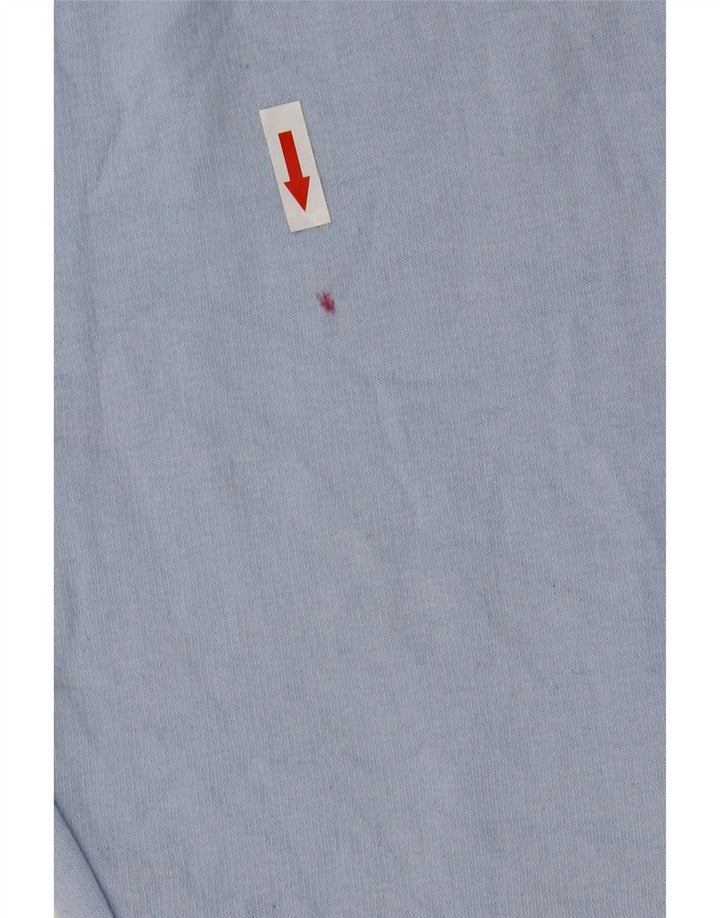 Zara Mujer Crop Sudadera Jumper UK 46 Grande Poliéster Azul