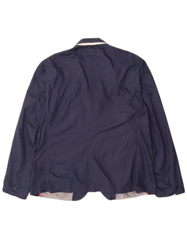 Gant Chaqueta tipo blazer de 2 botones para hombre UK 46 3XL Poliéster azul marino