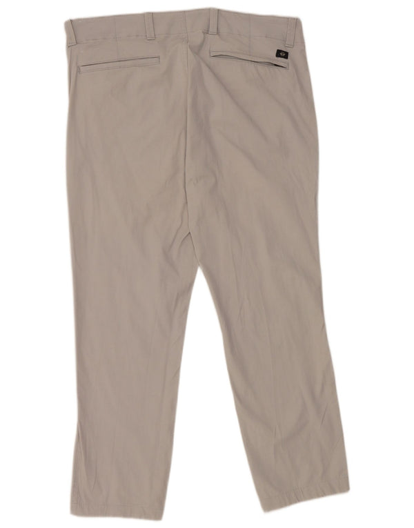 Dockers Pantalones chinos ajustados para mujer W36 L27 Algodón gris