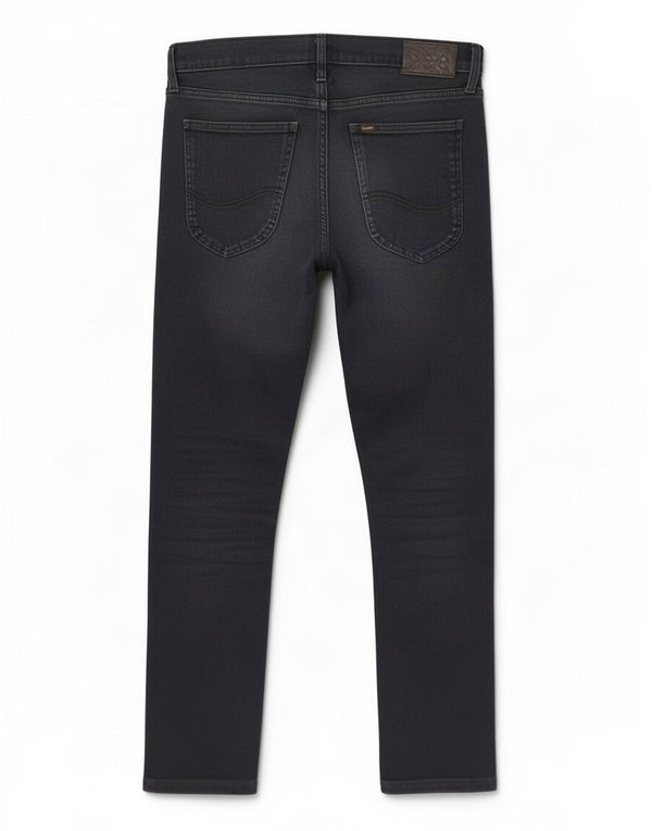 Vaqueros Lee Luke Slim para Hombre W31 L29 Algodón Negro