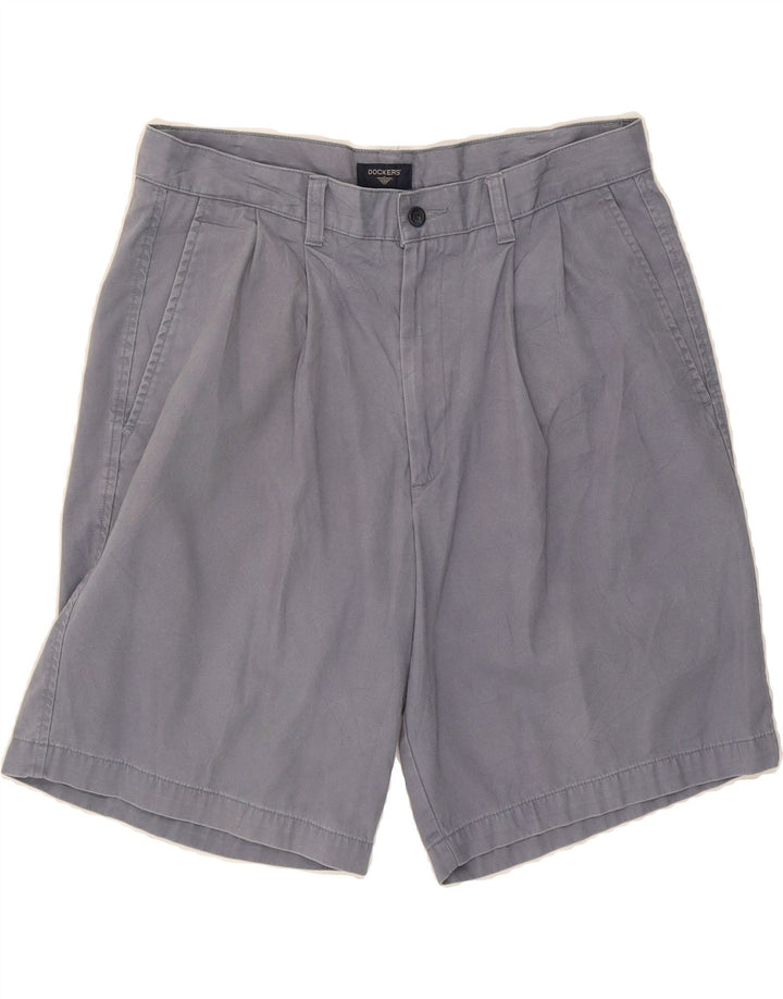 DOCKERS Mens Chino Shorts W34 Large  Grey Cotton Vintage Dockers and Second-Hand Dockers from Messina Hembry 