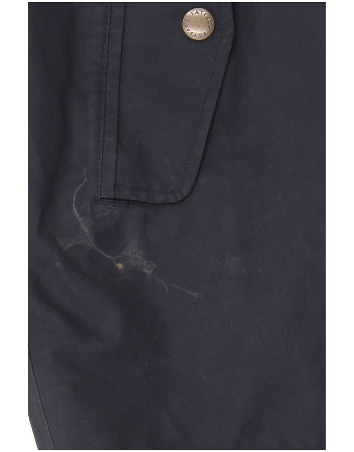 Chubasquero con capucha para mujer Fat Face UK 40 Mediano Azul marino Algodón
